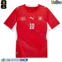 Maglie da calcio Svizzera Granit Xhaka #10 Prima Maglia Mondiali 2026  Manica Corta